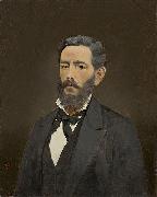 Almeida Junior Bust of a Man Spain oil painting artist